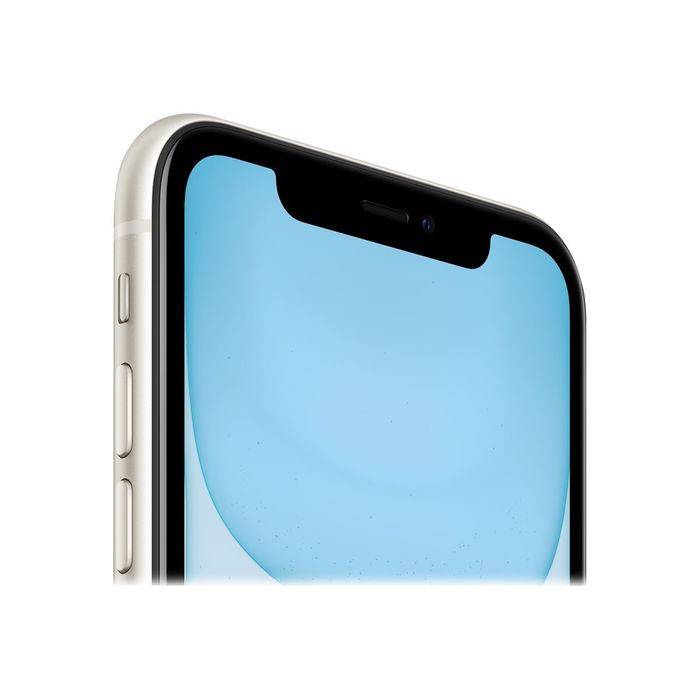 3701083037293-Apple iPhone 11 - Smartphone reconditionné grade B (Bon état) - 4G - 64 Go - blanc-Gros plan-5