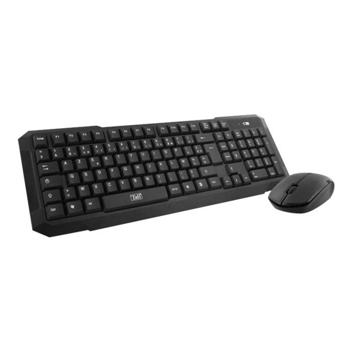 3303170083895-T'nB BRIDGE WIRELESS COMBO - ensemble clavier et souris sans fil - noir-Angle gauche-0