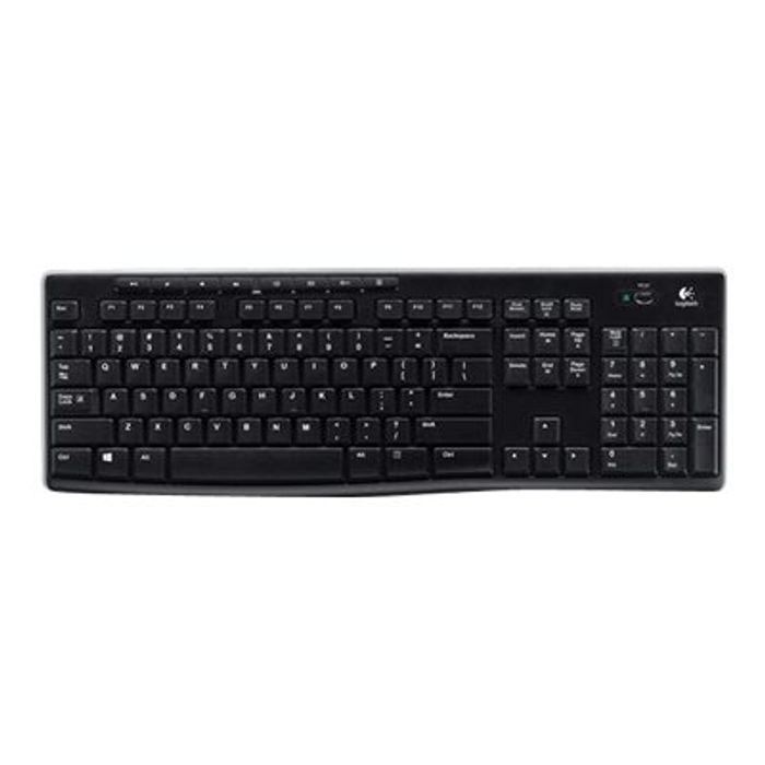 5099206032941-Logitech K270 - clavier sans fil Azerty - noir-Avant-5