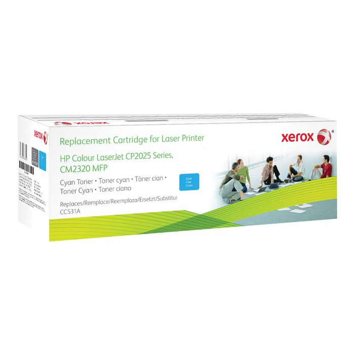 5017534997954-Xerox HP Colour LaserJet CM2320 MFP series - cyan - cartouche de toner (alternative pour :-Angle gauche-1