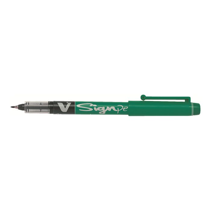 4902505143687-Pilot V Sign Pen - Feutre fin - vert-Angle gauche-0