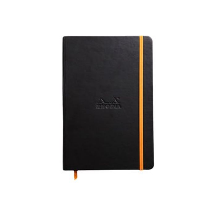 3037921187425-RHODIA Rhodiarama - Carnet de notes - A5 - 192 pages - ligné - noir-Avant-0