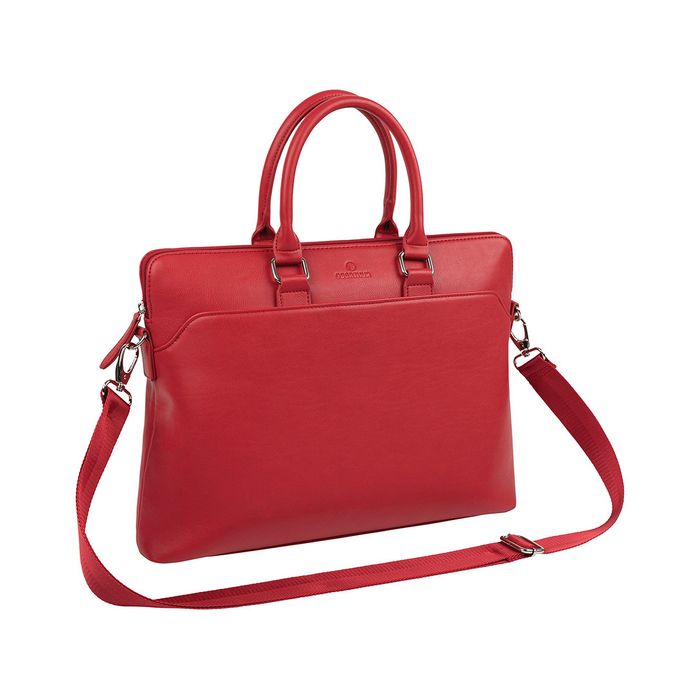 3108723210700-Oberthur Jakarta - Sacoche slim pour ordinateur portable 15,6" - rouge--0