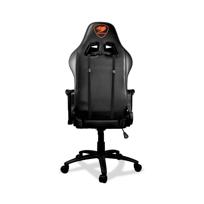 4715302440770-Fauteuil gamer Armor One - accoudoirs réglables - appui-tête intégré - noir--3