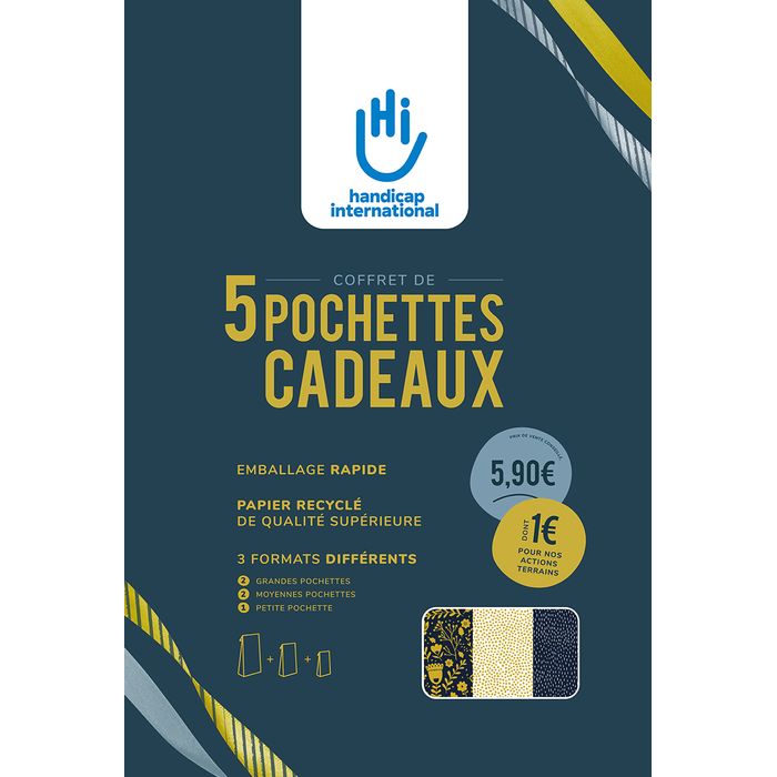 3566640000079-Coffret de 5 pochettes cadeaux Handicap International--0