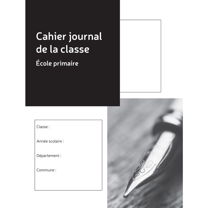 3370440542413-Exacompta - Cahier Journal de la classe - école primaire - double page par semaine - A4--0