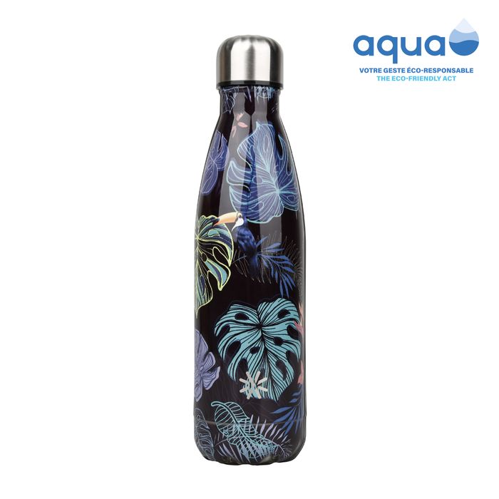 3135250122541-Aqua Pastel - Gourde Bouteille isotherme 500 ml - double paroi - disponible dans différentes couleurs --3