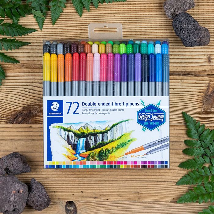 4007817042809-STAEDTLER - 72 Feutres de coloriage - double pointe fine--1