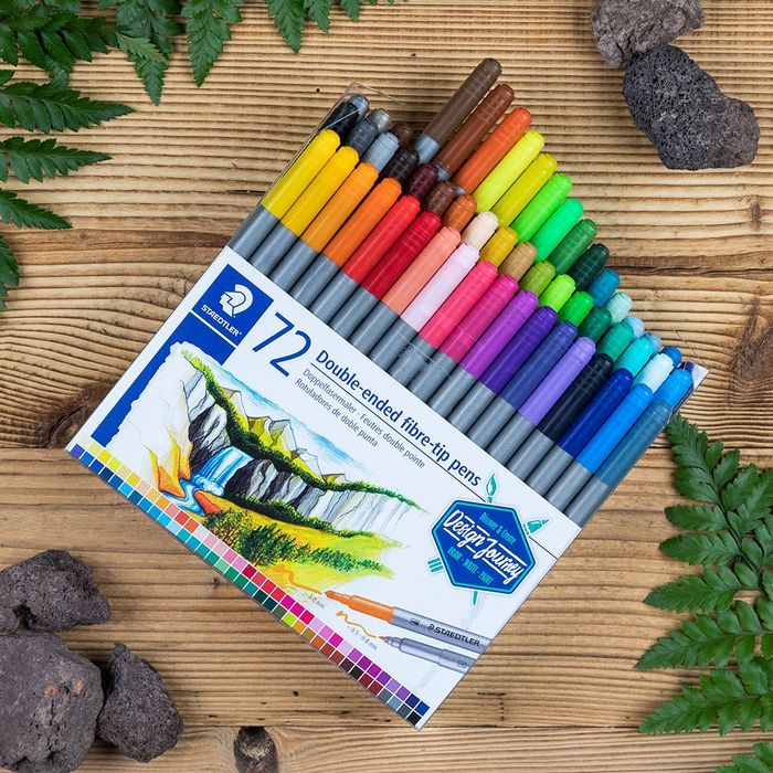 4007817042809-STAEDTLER - 72 Feutres de coloriage - double pointe fine--2