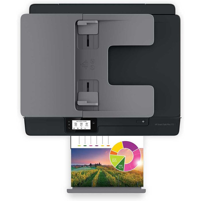 0193424413348-HP Smart Tank Plus 570 - imprimante multifonction jet d'encre couleur A4 - Wifi, USB, Bluetooth--4