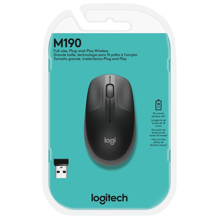 5099206091825-Logitech M190 - souris sans fil - gris foncé--7