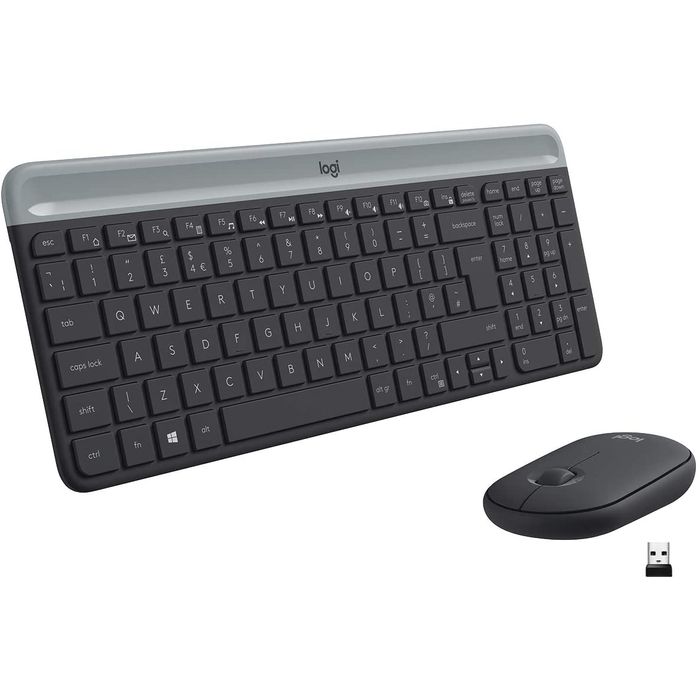 5099206086463-Logitech MK470 - ensemble clavier Azerty et souris sans fil ultra fin - graphite--7