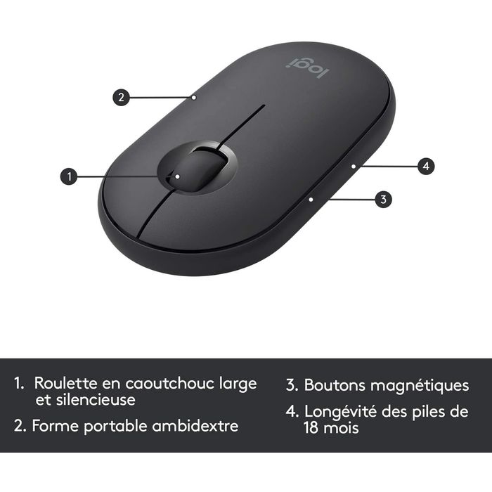 5099206086463-Logitech MK470 - ensemble clavier Azerty et souris sans fil ultra fin - graphite--9