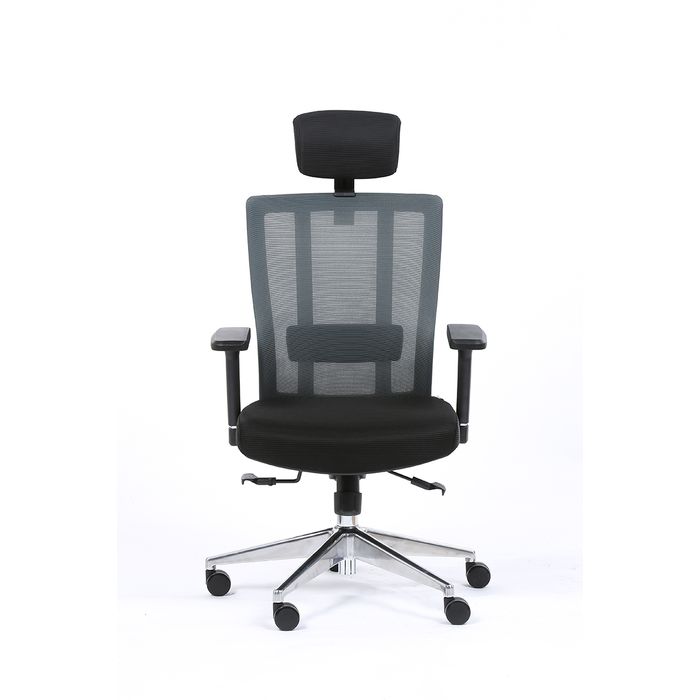 3701338800962-Fauteuil de bureau OFFSEAT - accoudoirs réglables - noir--2