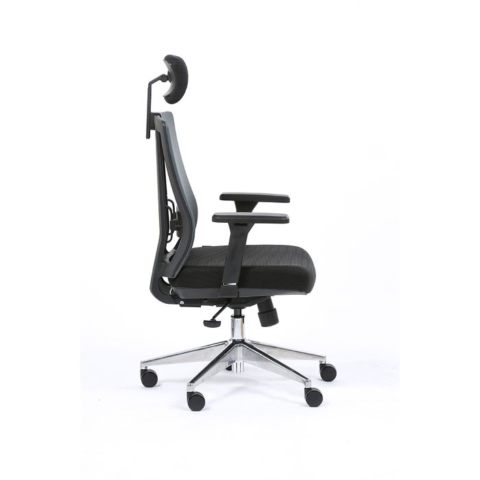 3701338800962-Fauteuil de bureau OFFSEAT - accoudoirs réglables - noir--4