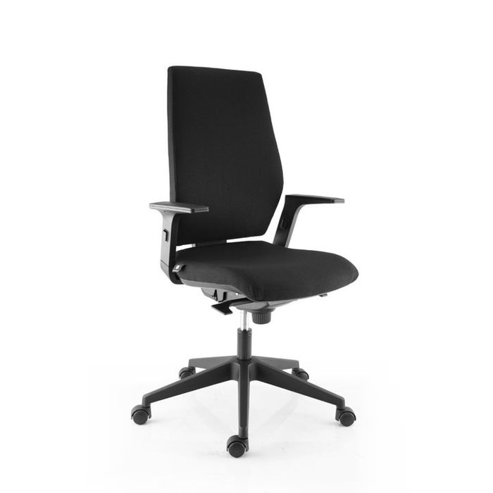 3660916001279-Fauteuil de bureau SPECTRA - accoudoirs intégré - noir--1