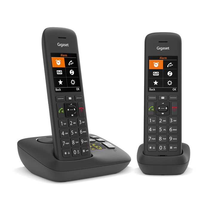 4250366861715-Gigaset C575A Duo - téléphone sans fil avec répondeur + combiné supplémentaire - noir--0