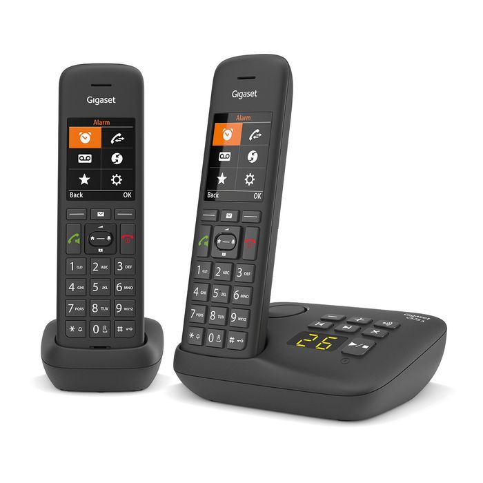 4250366861715-Gigaset C575A Duo - téléphone sans fil avec répondeur + combiné supplémentaire - noir--1