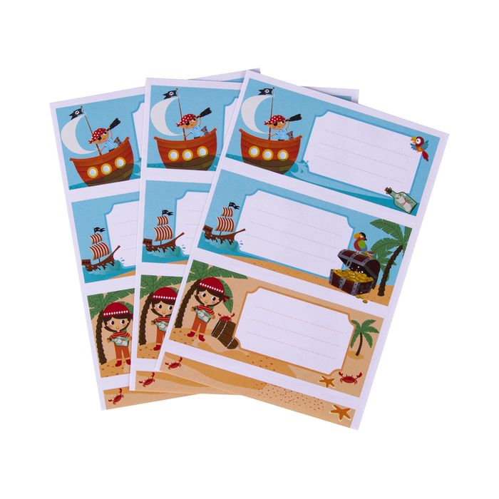 8410782184409-Apli Pirates - 9 Étiquettes scolaires - 36 x 81 mm--0