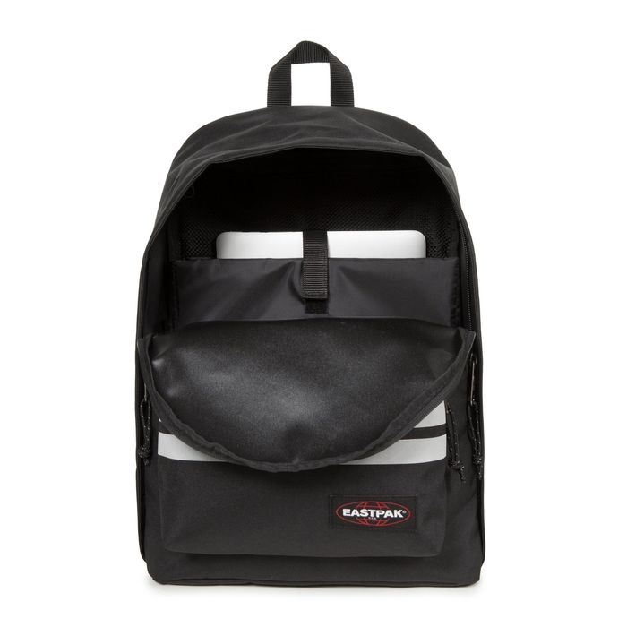 0404000085850-EASTPAK Out Of Office - Sac à dos reflective black avec compartiment pour ordinateur portable--1