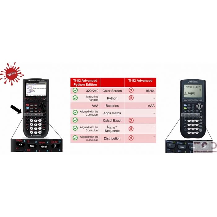 0404000113454-Calculatrice graphique TI-82 Advanced Edition Python--5