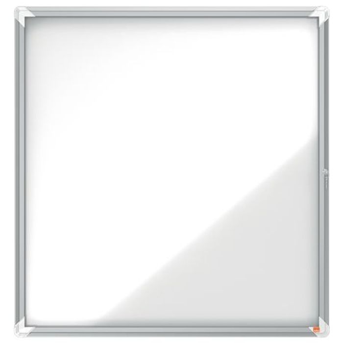 5028252064071-Nobo - Vitrine extérieure 12 A4 (924 x 970 mm) - cadre aluminium fond métal--0