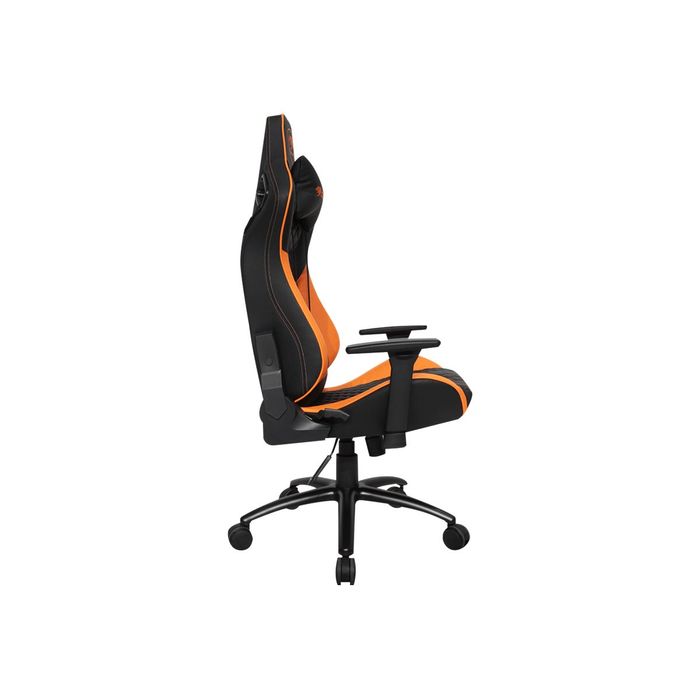 4710483771804-Fauteuil gamer EXPLORE S - accoudoirs réglables - appuie-tête intégré - noir, orange--2