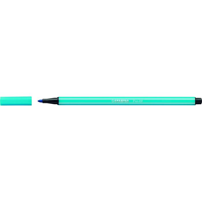 4006381333207-STABILO Pen 68 - Feutre pointe moyenne - bleu clair--0