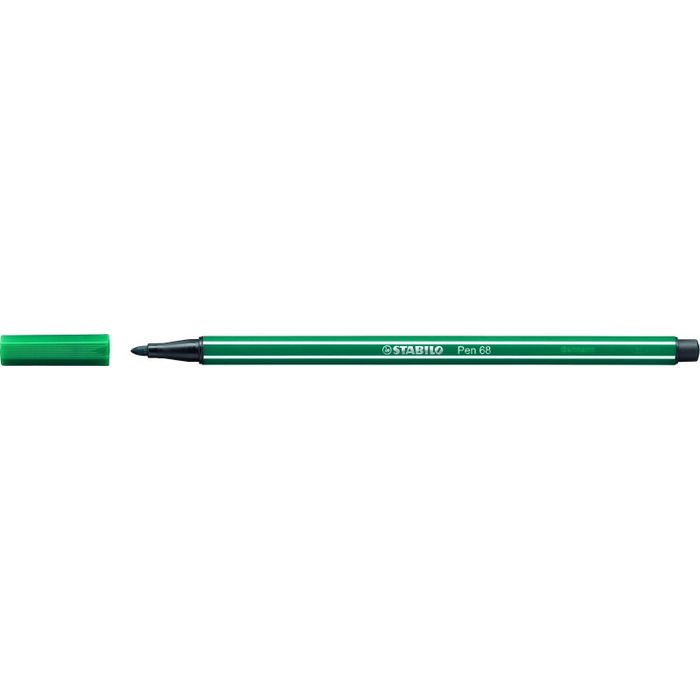 4006381333351-STABILO Pen 68 - Feutre pointe moyenne - vert turquoise--0