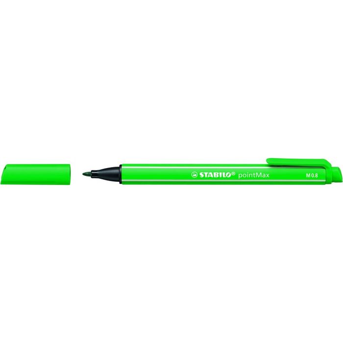 4006381503273-STABILO PointMax - Feutre d'écriture - pointe moyenne - vert émeraude--0