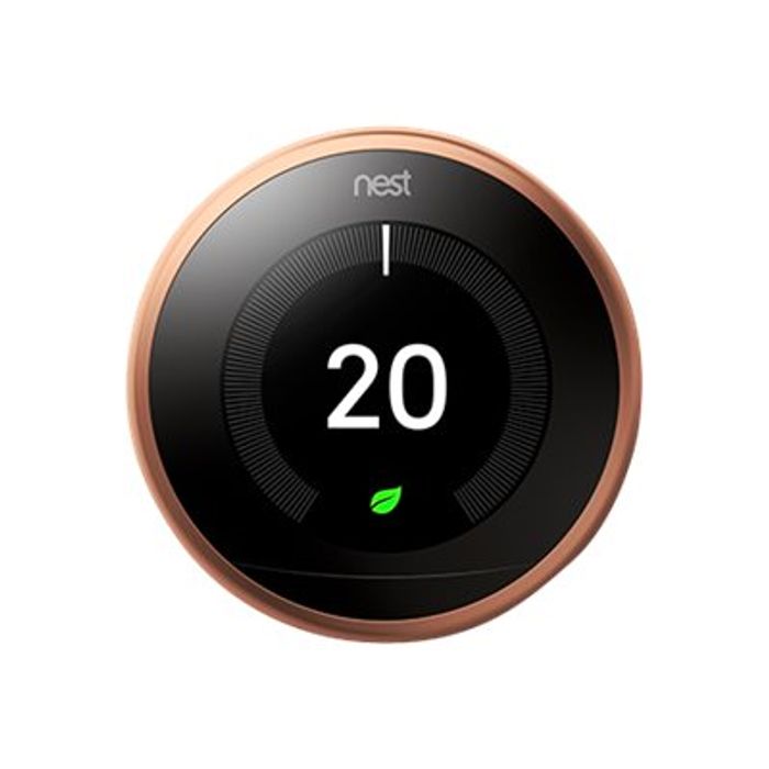 0813917021132-Nest Learning Thermostat 3rd generation - thermostat connecté - cuivre-Avant-0