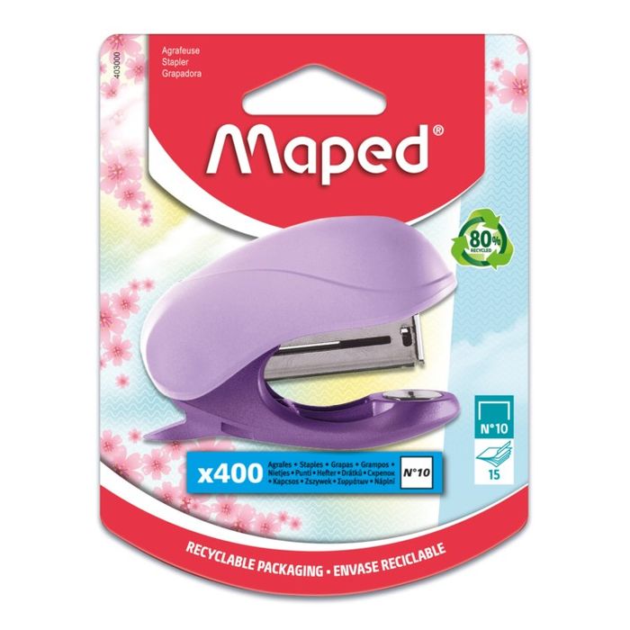 3154144030007-Maped - Mini agrafeuse Vivo Pastel - agrafes n°10 - disponible dans différentes couleurs--2