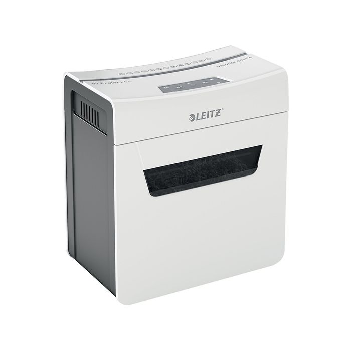 4002432127153-Leitz IQ Protect 6X - destructeur de documents coupe croisée - 6 feuilles - Corbeille 10 litres--2