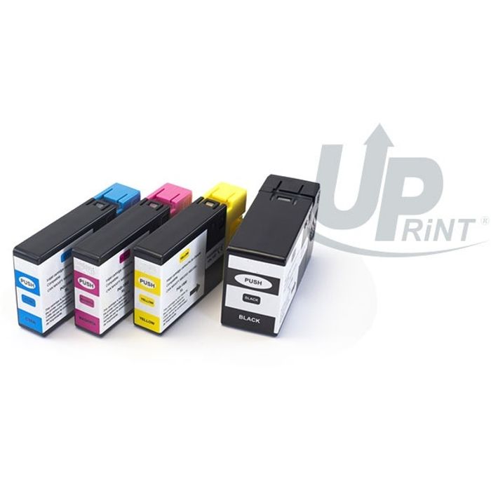 3584770723569-Cartouche compatible Brother LC1280XL - pack de 4 - noir, jaune, cyan, magenta - Uprint--0