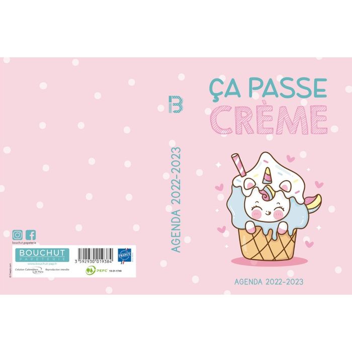 3592930019384-Agenda Fun Licorne - 1 jour par page - 12,5 x 17,5 cm - Bouchut--2