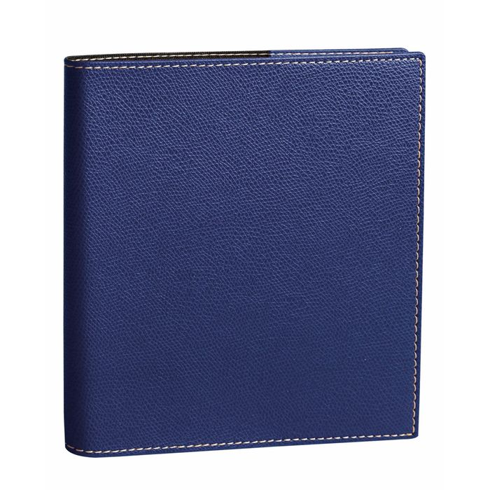 3371010474530-Agenda Club Executif - 1 semaine sur 2 pages - 16 x 16 cm - bleu marine - Quo Vadis--0