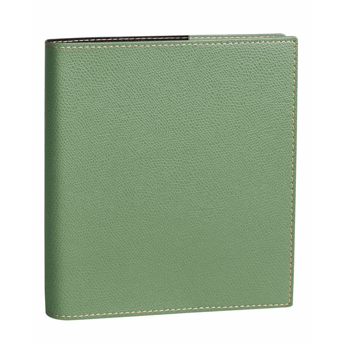 3371010475957-Agenda Club Executif - 1 semaine sur 2 pages - 16 x 16 cm - vert sauge - Quo Vadis--0