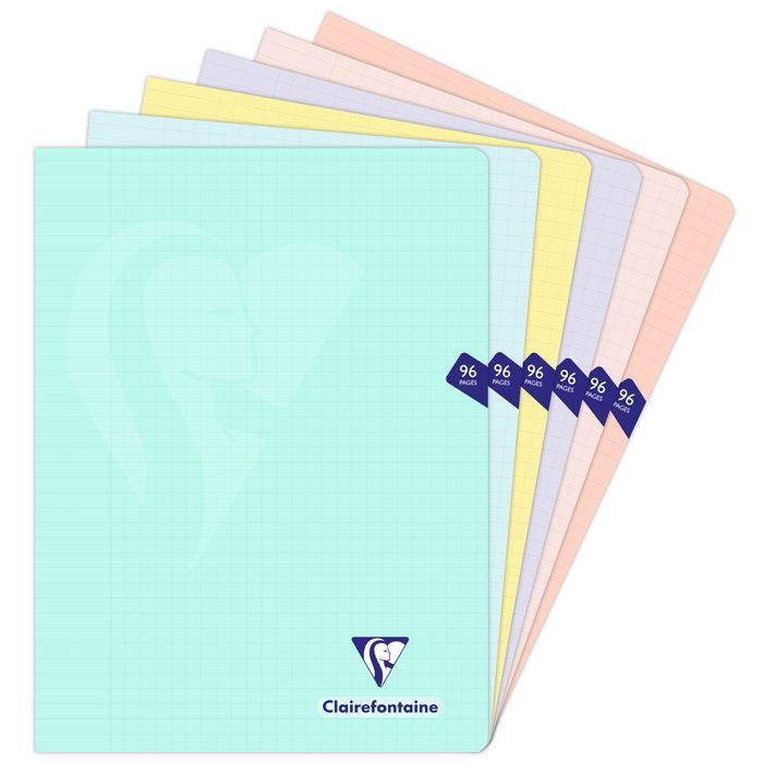 3329683083610-Clairefontaine Mimesys Pastel - Cahier polypro 24 x 32 cm - 96 pages - grands carreaux (Seyes) - disponible dans diff--0