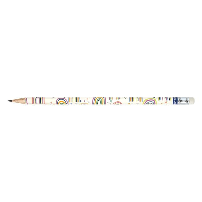 4007817079874-STAEDTLER Pattern - Pack de 6 crayons à papier HB - embout gomme--3