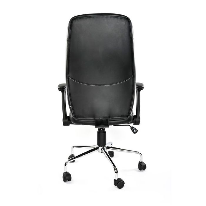 8033540636516-Fauteuil de bureau ATHENA - accoudoirs rabattables - appui-tête intégré - noir--2