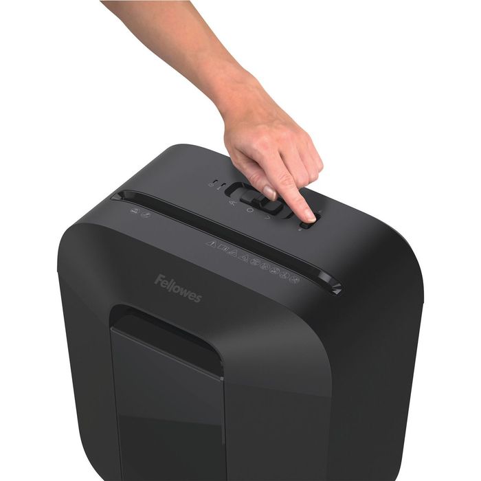 0043859769025-Fellowes Powershred LX25M - destructeur de documents coupe croisée mini-cut - 6 feuilles - Corbeille 1--3