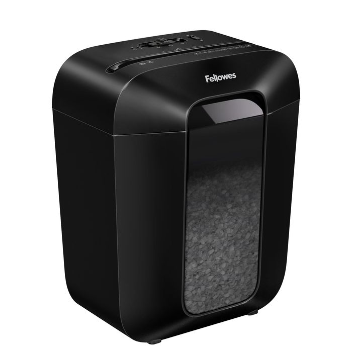 0043859771097-Fellowes Powershred LX41 - Destructeur de documents coupe croisée mini-cut - 8 feuilles - Corbeille 17--0