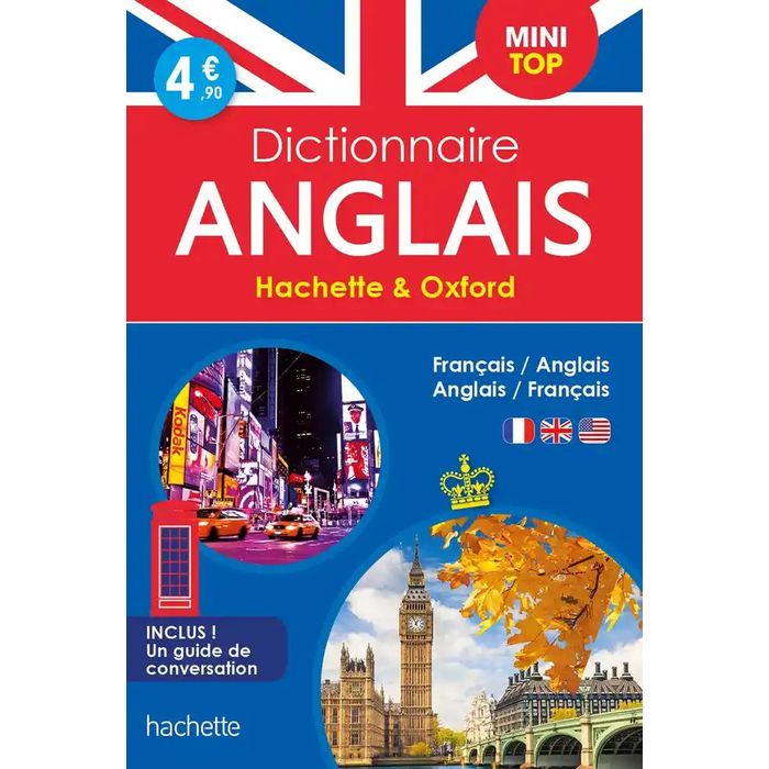 9782014006612-Dictionnaire Mini Top Hachette & Oxford - Bilingue Français/anglais - Anglais/français, Avec un guide--0