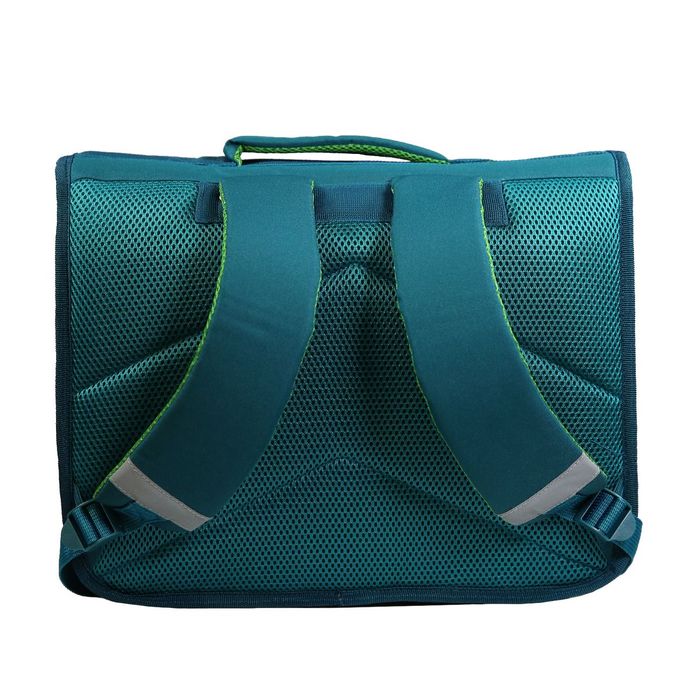 3666311004815-Cartable Minecraft 38 cm - 2 compartiments - vert - Bagtrotter--2