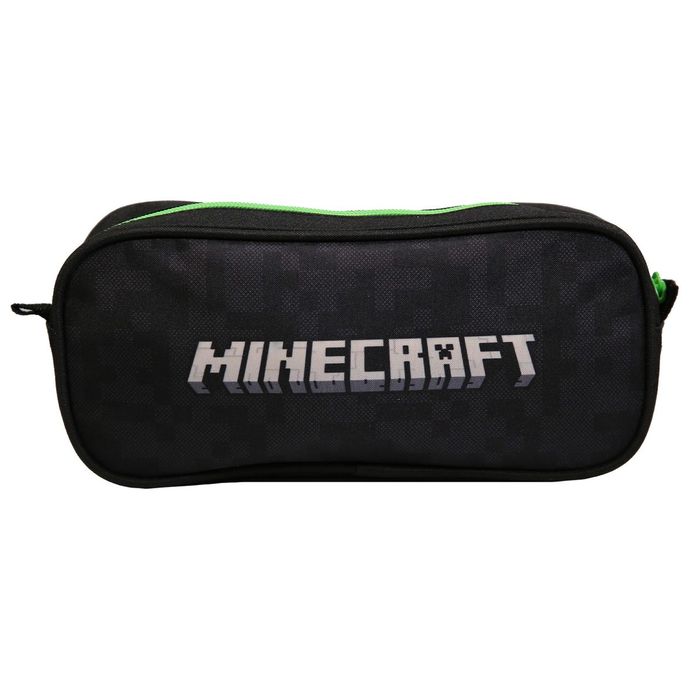 3666311006499-Trousse rectangulaire Minecraft - 1 compartiment - noir - Bagtrotter--2