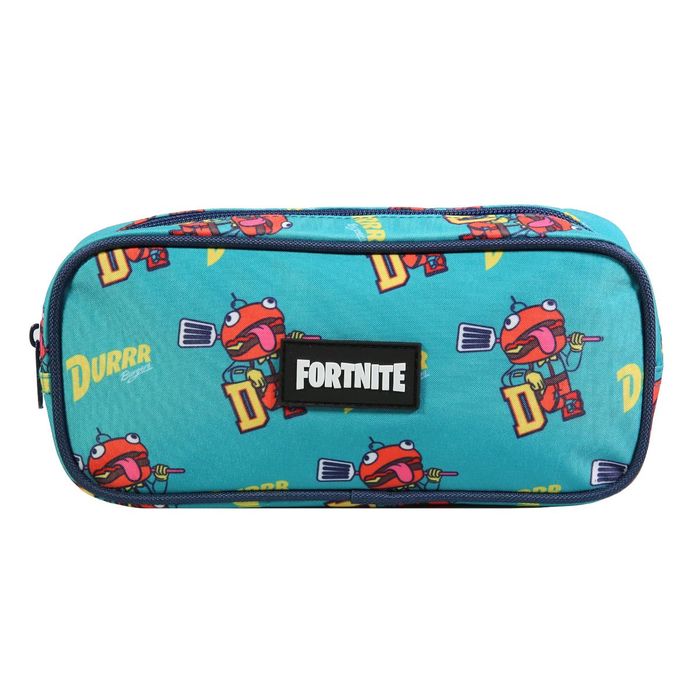 3666311008554-Trousse rectangulaire Fortnite - 1 compartiment - bleu - Bagtrotter--0