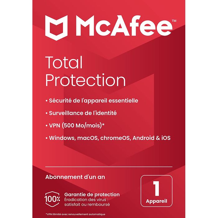 0731944721446-McAffee Total Protection - 1 appareil pendant 1 an--0
