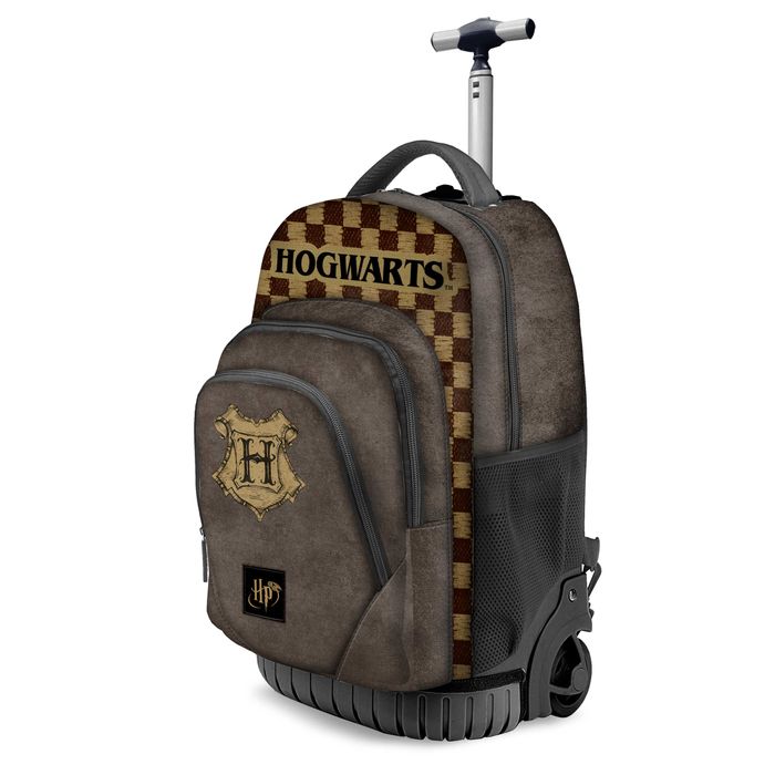 8445118043969-Harry Potter Squares - Sac à dos à roulettes - 2 compartiments - 32 x 47 cm - Karactermania--0