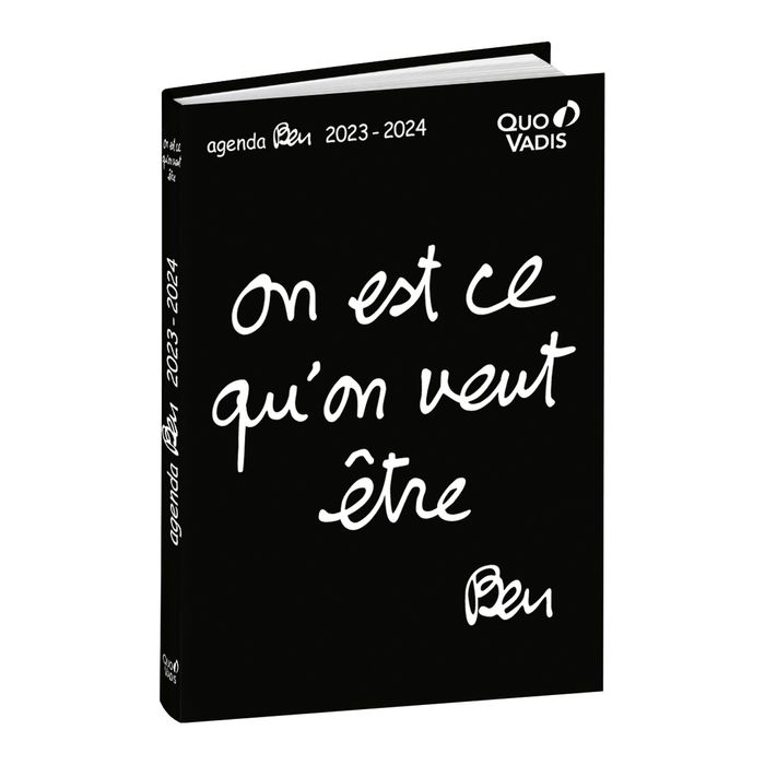 3371010503797-Agenda Ben - 1 jour par page - 12 x 17 cm - on est ce qu'on veut - Quo Vadis--0