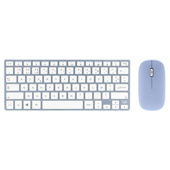 3303170111239-T'nB iClick - ensemble clavier sans fil et souris sans fil - bleu--0